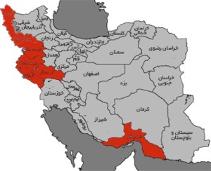 Map Iran