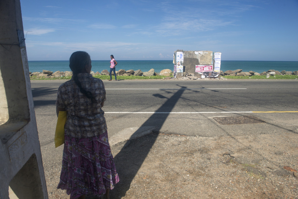 Waiting for the bus in Sri Lanka by Brett Davies